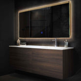 Espejo LED Rectangular | Botón táctil | Luz blanca cálida - Reyze Seria Edge Model 5